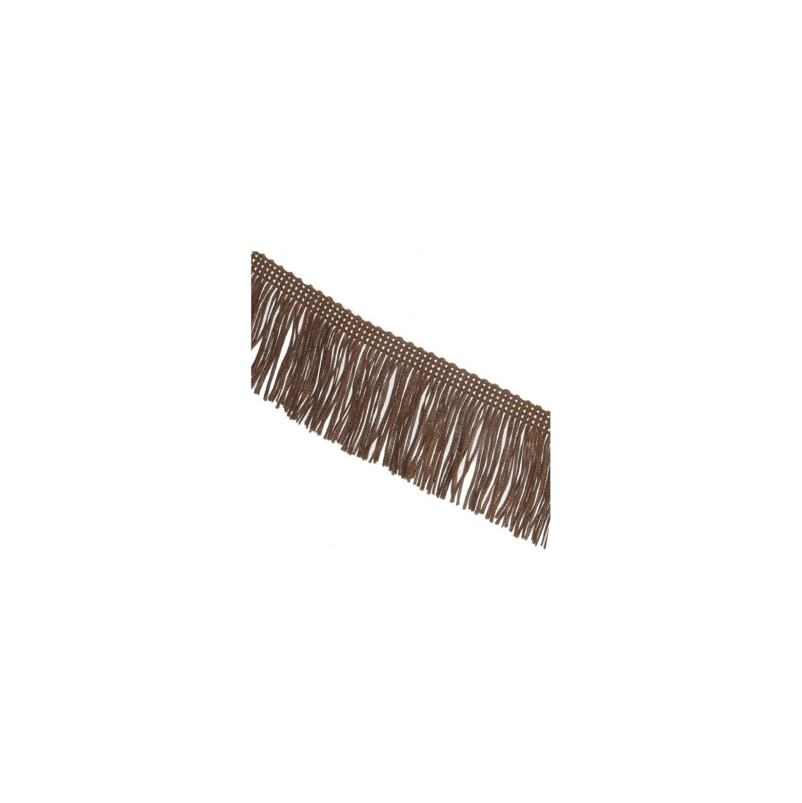 Franges Charleston chocolat 5cm x 50cm