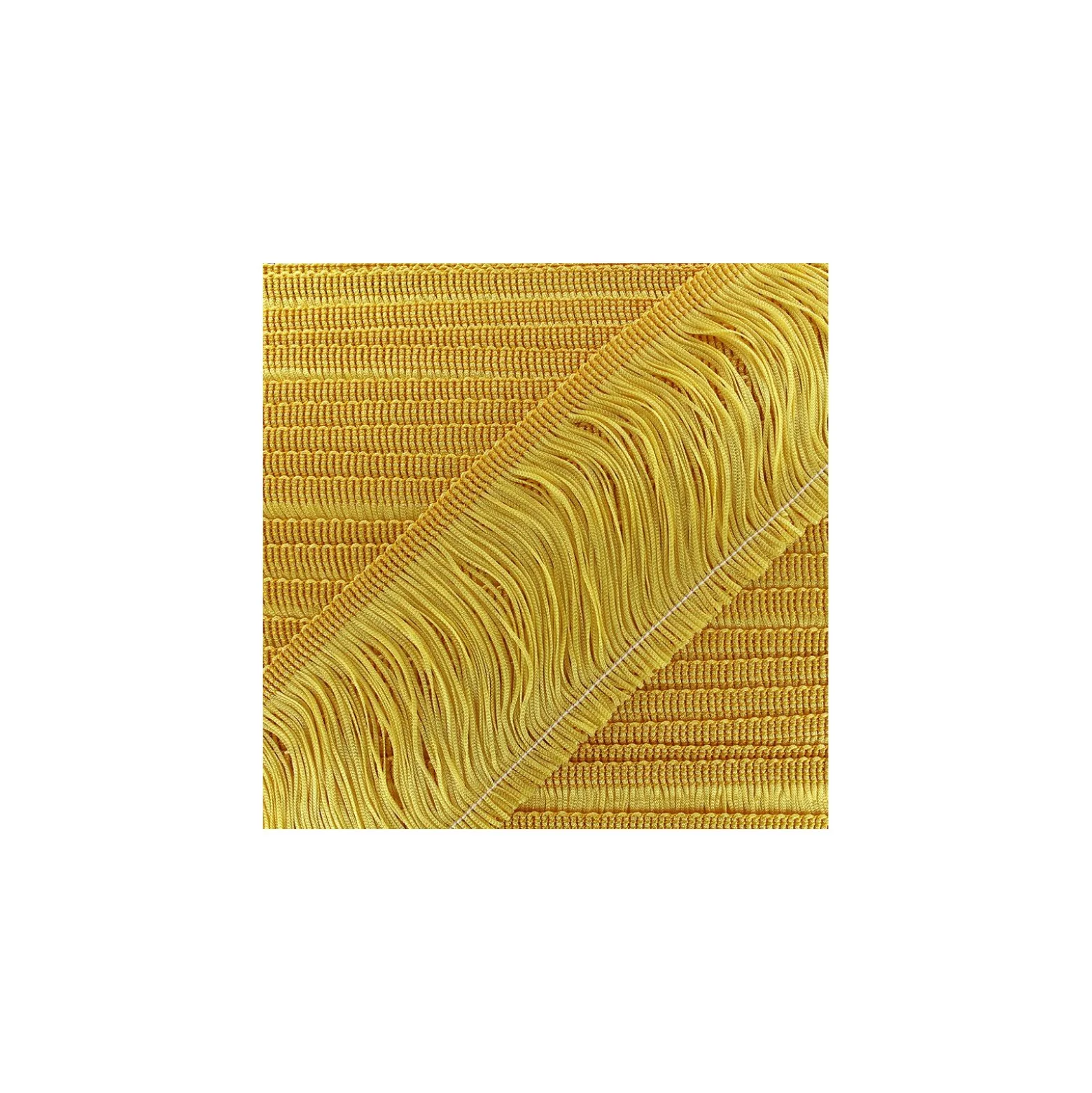 Franges Charleston 10cm - jaune x 50cm