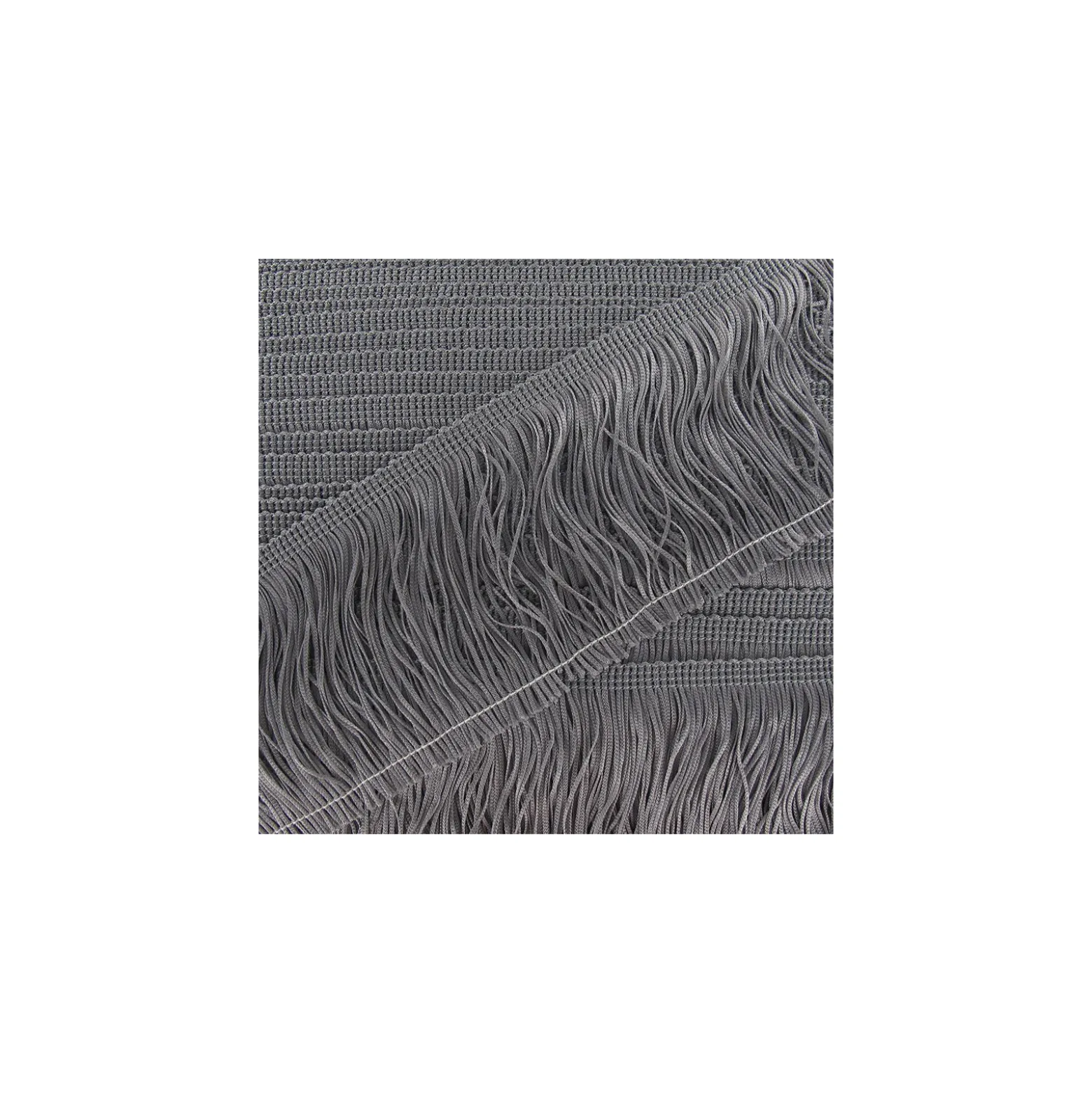 Franges Charleston gris 10cm x 50cm