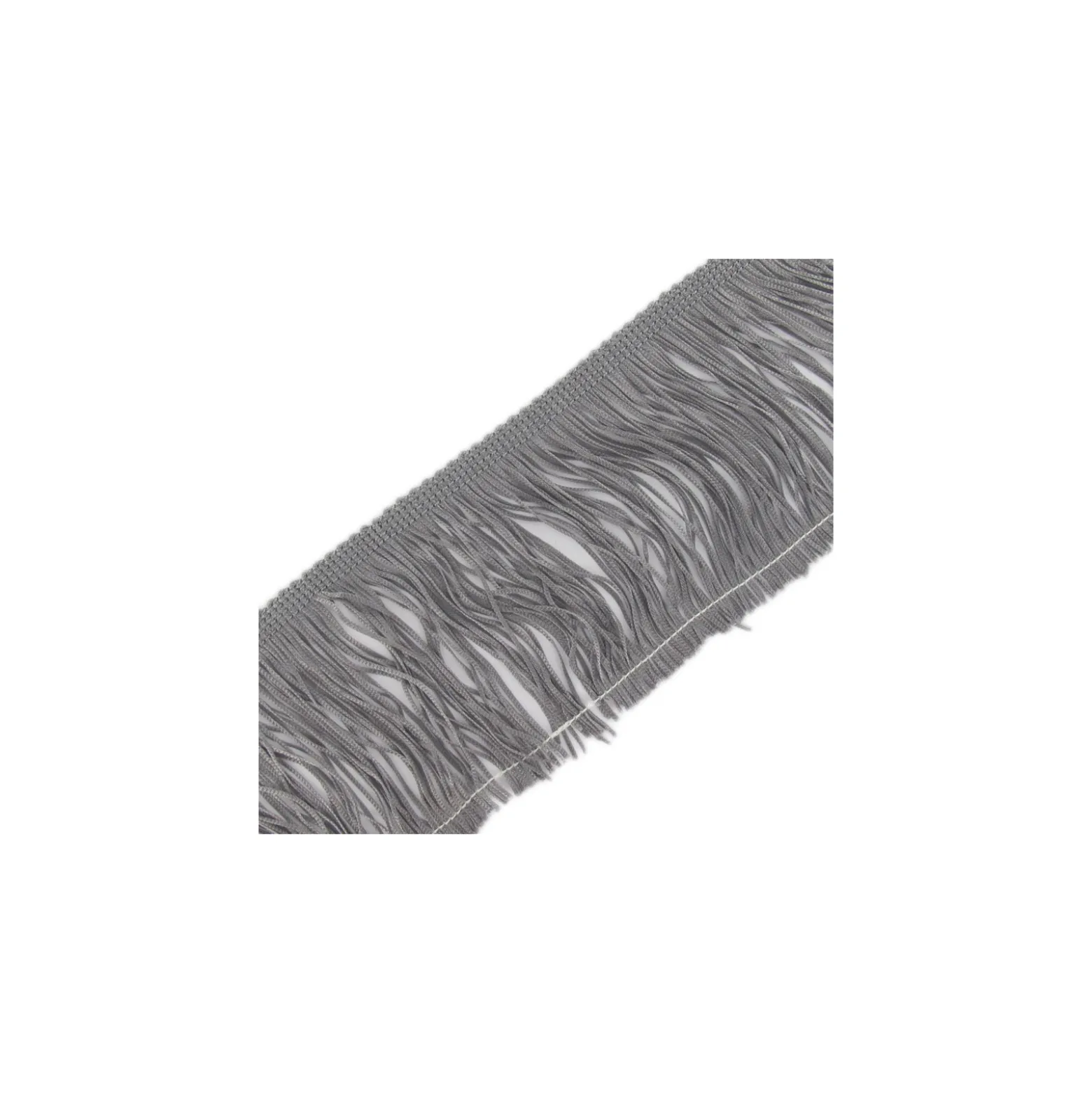 Franges Charleston gris 10cm x 50cm
