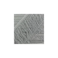 Franges Charleston lurex argent 10 cm x 50cm