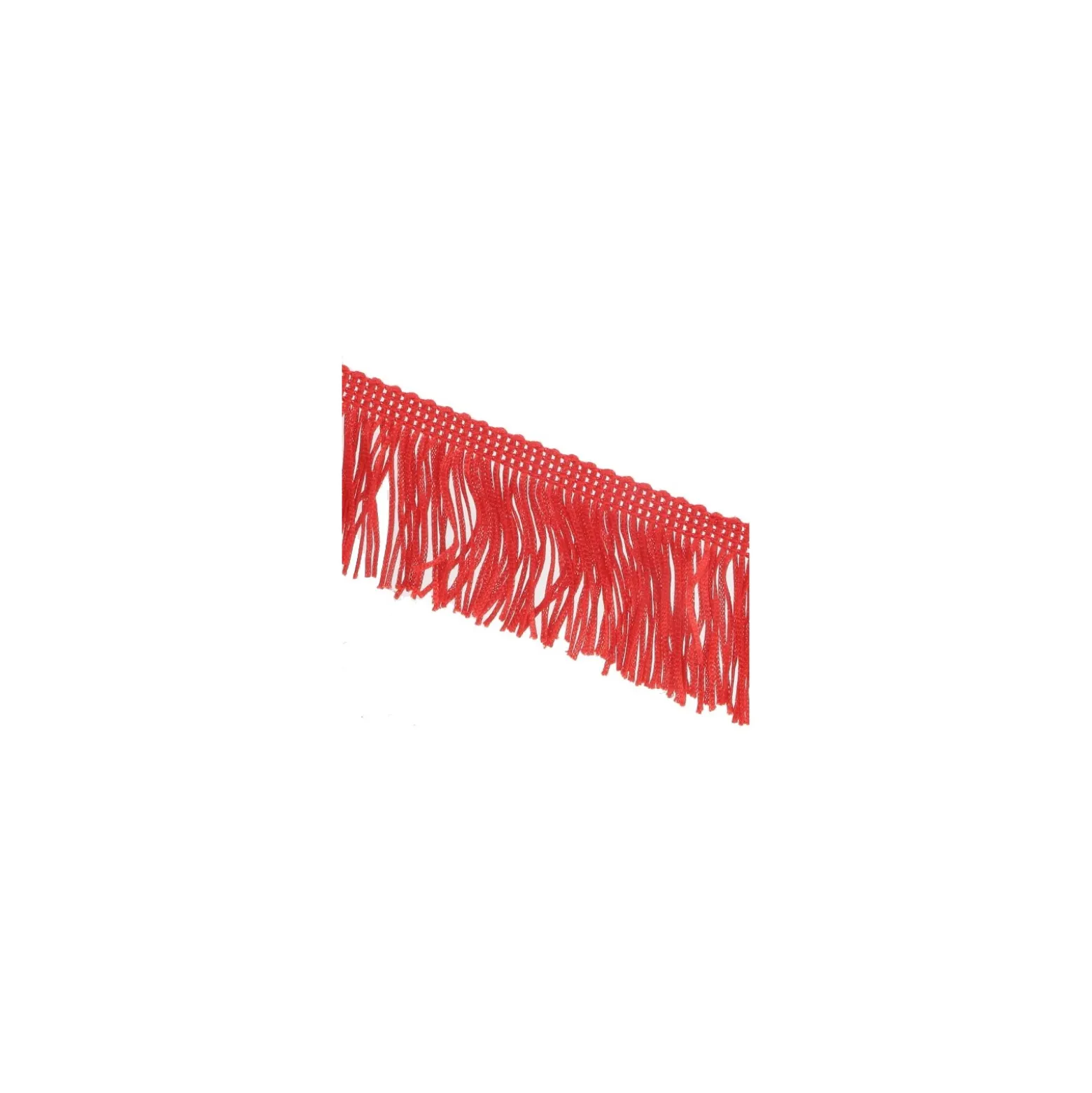 Franges Charleston rouge 5cm x 50cm
