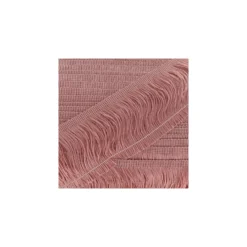 Franges Charleston vieux rose 10cm x 50cm
