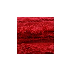 Franges guipure rouge x 50cm