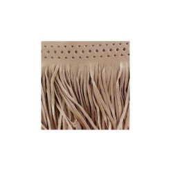 Franges simili cuir Apache beige x 50cm