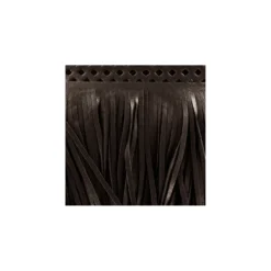 Franges simili cuir Apache marron x 50cm
