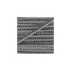 Galon Brocart double cordon noir x 1 m