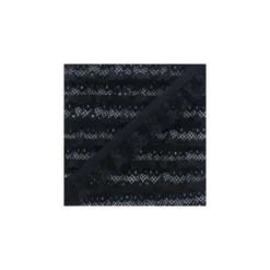 Galon Dentelle Froncée 20 mm - Noir
