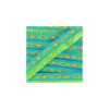Galon Franges Losanges - vert/bleu