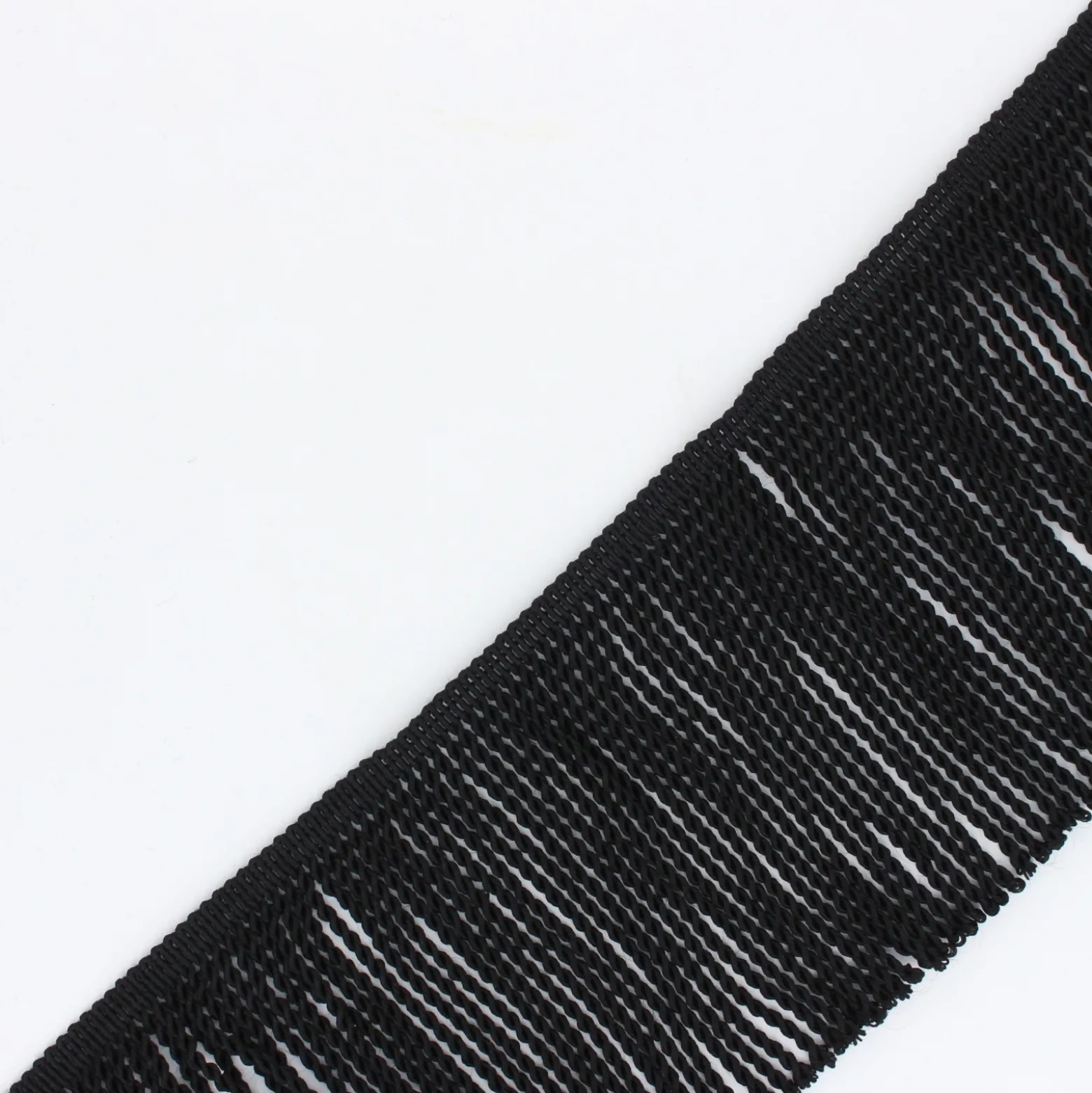 Galon à Franges 90mm Sixtine - noir