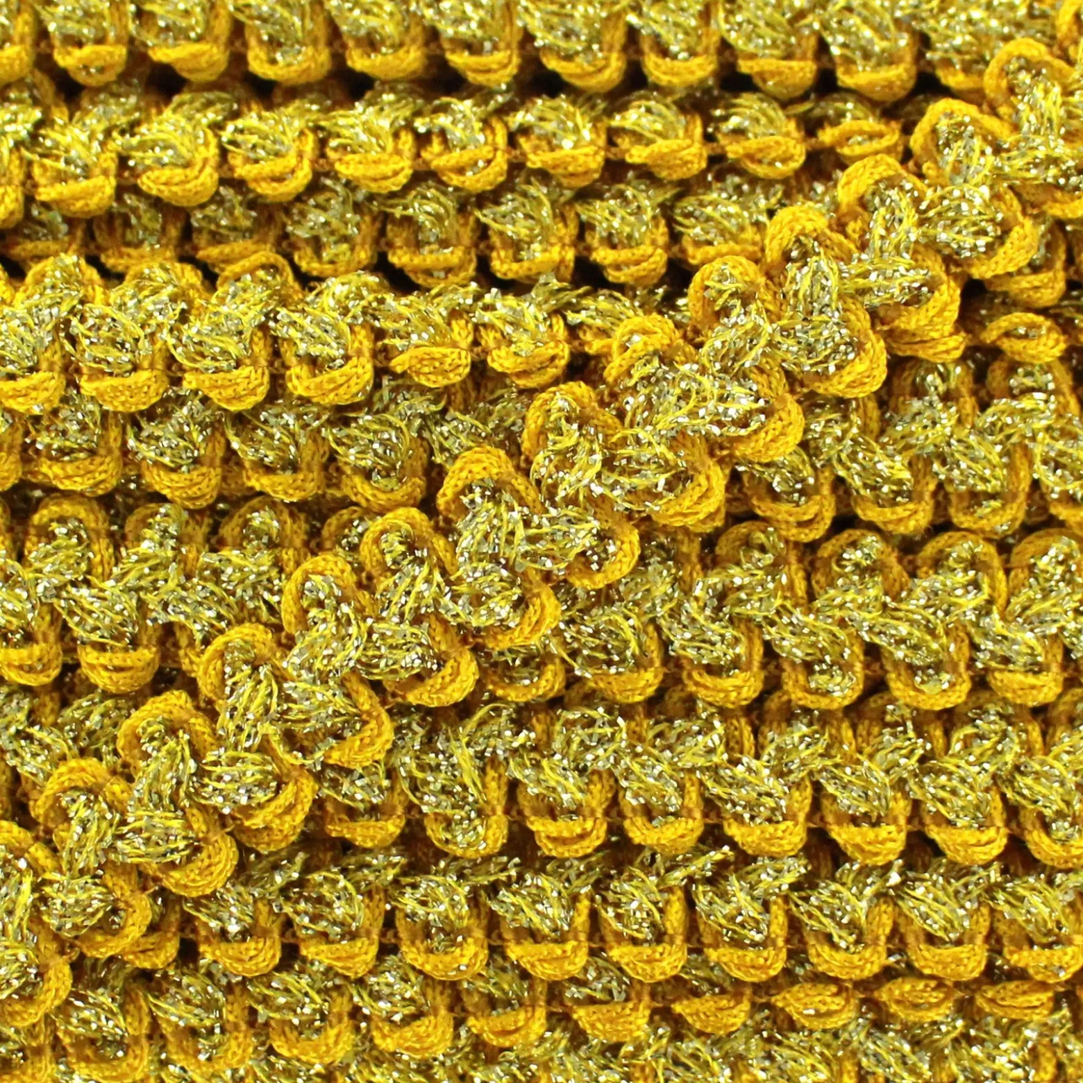 Galon Gala lurex jaune et doré