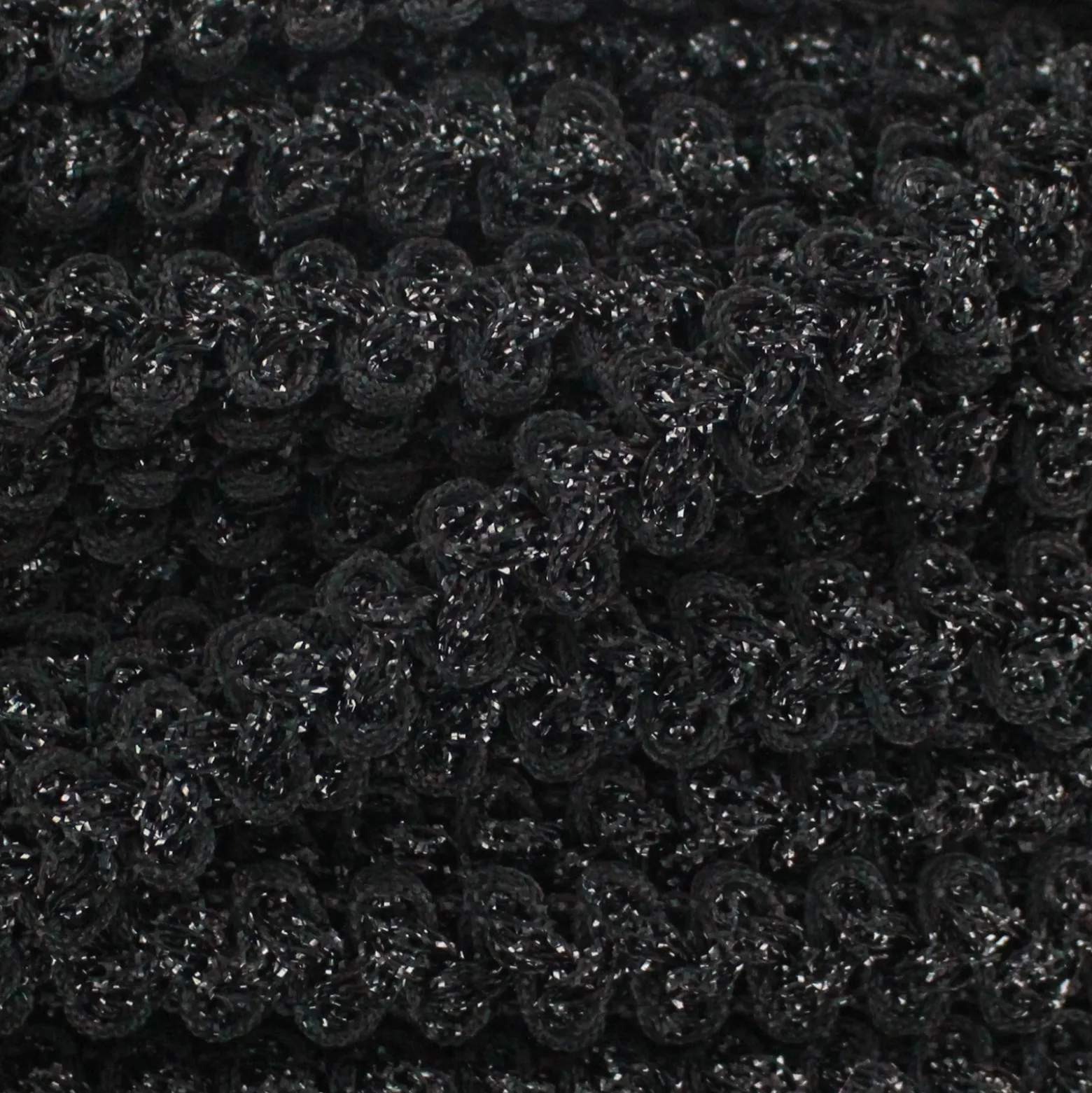 Galon Gala lurex noir