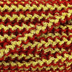 Galon Gala lurex rouge et doré