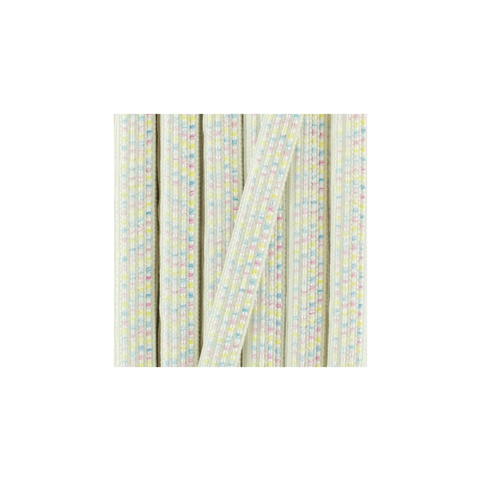 Galon irisé Anna 10 mm - blanc