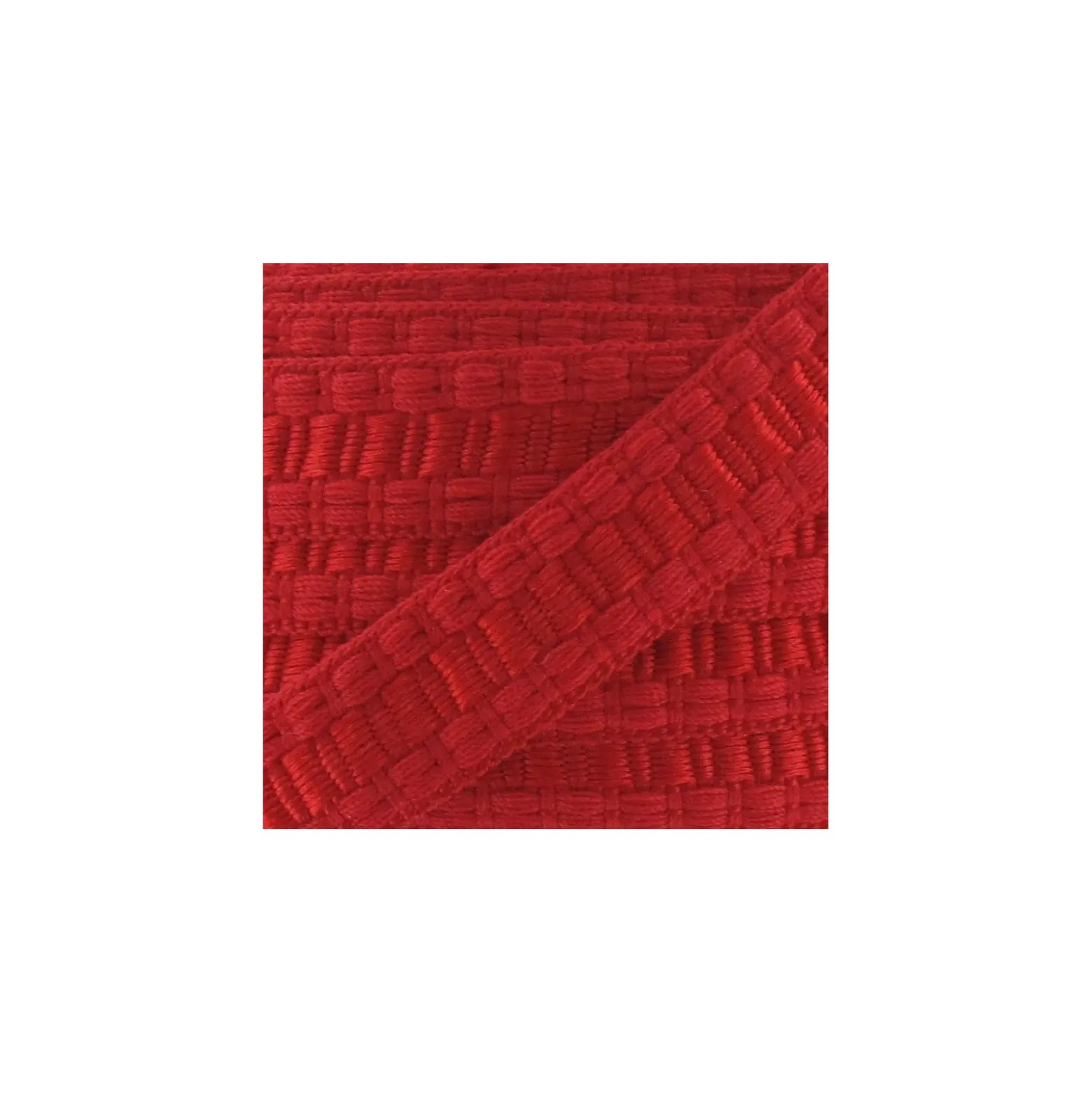 Galon Lézarde cache point Rouge Vif