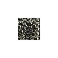 Galon perles rondes plates anthracite x 50cm