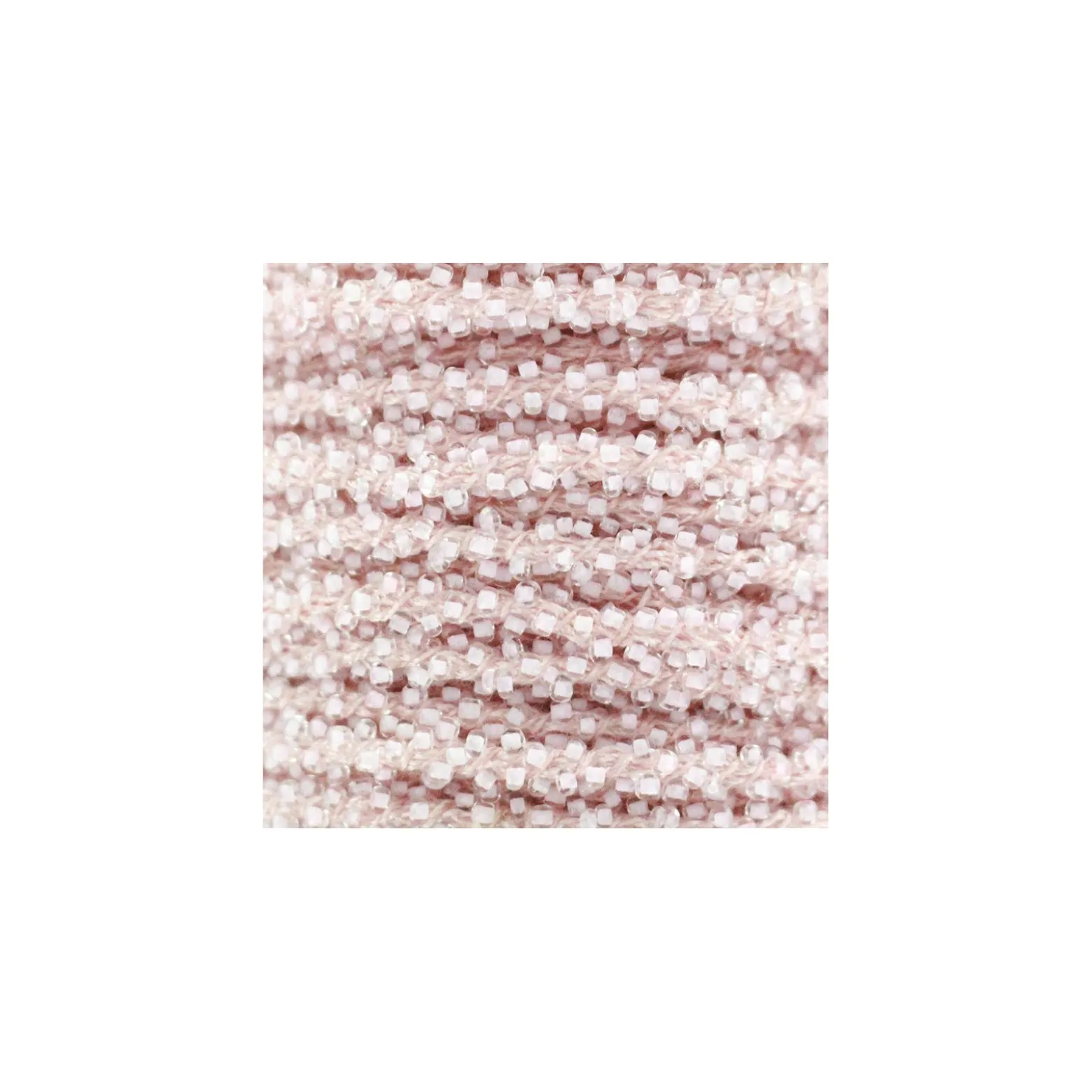 Galon Perles - rose clair
