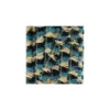 Galon petits pompons à franges - gris bleu/beige