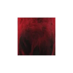 Galon Plume effet nacré rouge 10 / 15 cm x 50cm