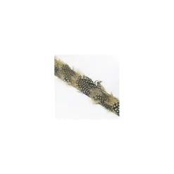 Galon plume feutrine beige x 20 cm