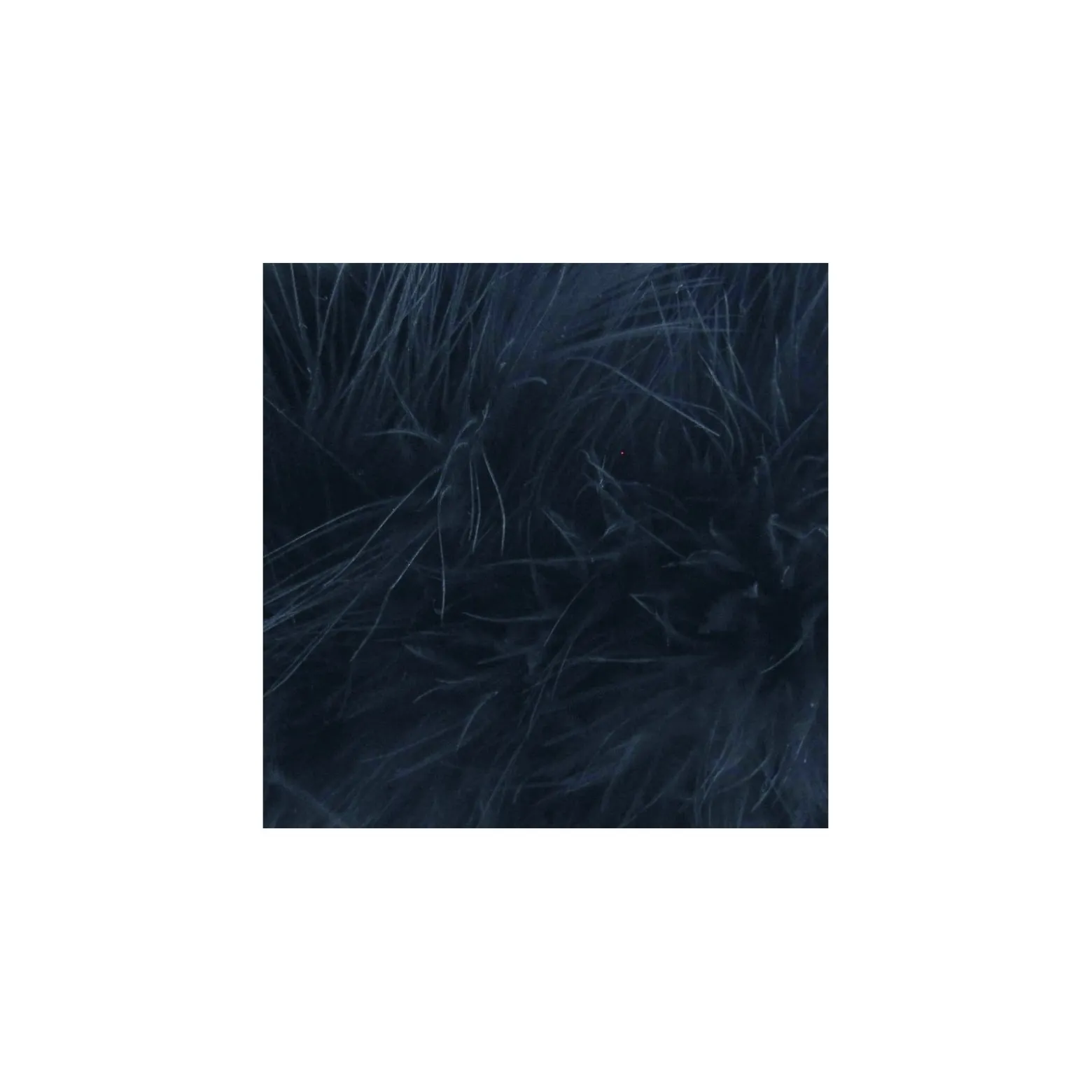 Galon Plumes cheveux d'ange Marine x 30cm