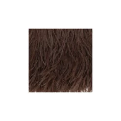 Galon Plumes d'Autruche Rio 14 cm - Marron x 50cm
