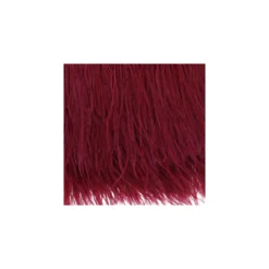 Galon Plumes d'Autruche Rio 14 cm - Grenat x 50cm