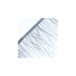 Galon Plumes d'Autruche Rio 14 cm - Gris x 50cm