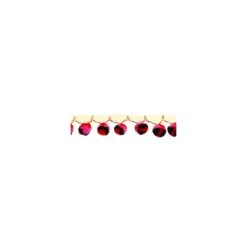 Galon pompon Afrika B 20 mm - fuchsia
