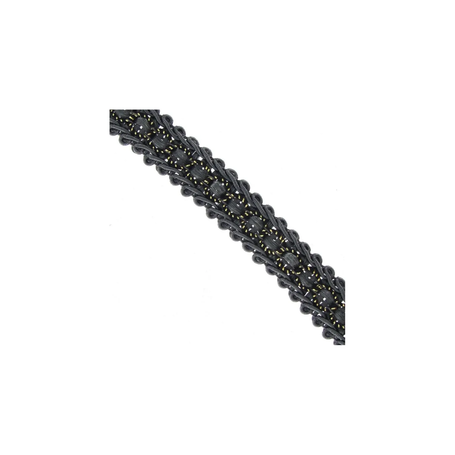 Galon robe 13mm gris