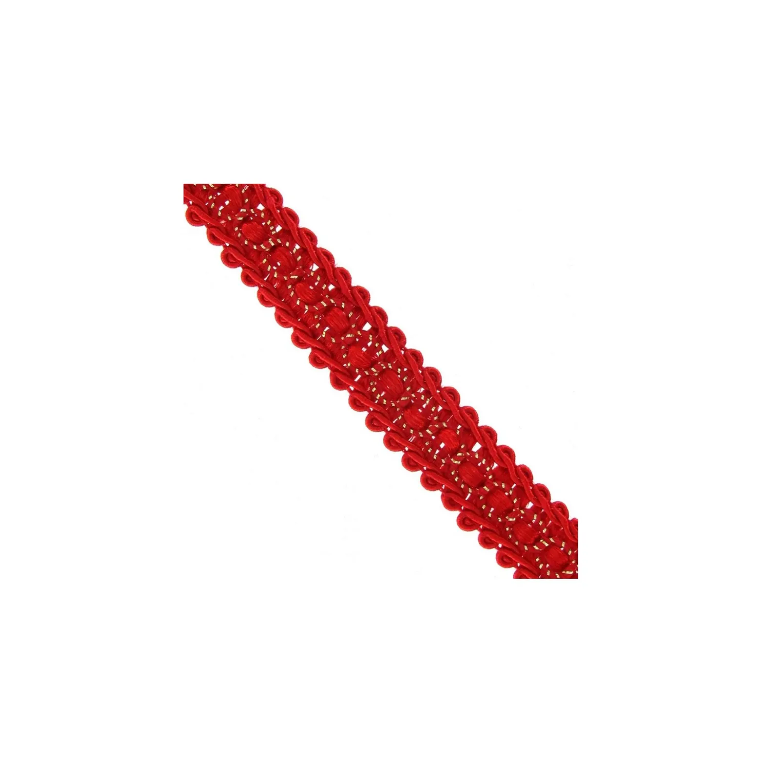 Galon robe 13mm rouge