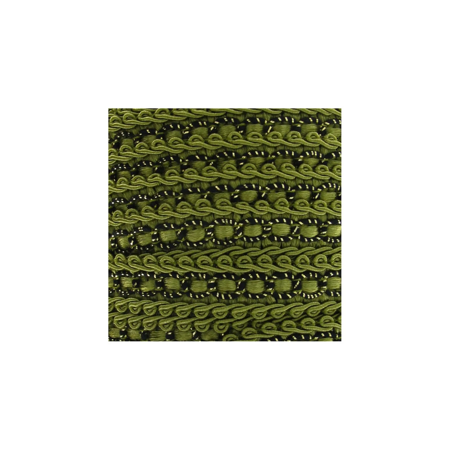 Galon robe 13mm vert olive