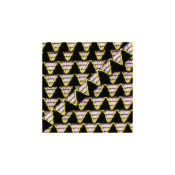Galon réversible ZigZag - noir/rose clair