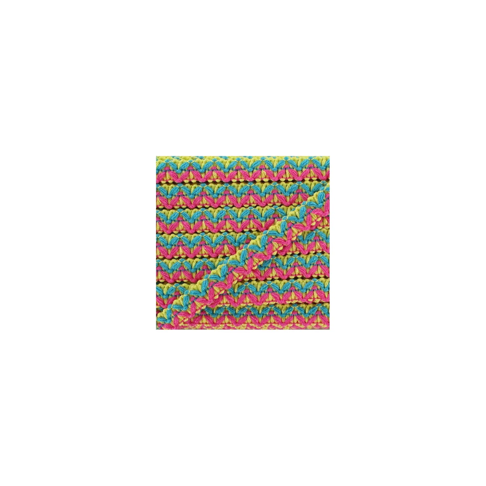 Galon tissé Jamayca - multi jaune