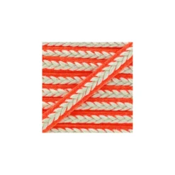Galon tressé Summer - orange fluo