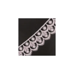 Guipure Fleuri 41 mm Rose
