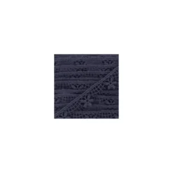 Guipure Fleurs Lily 15 mm marine
