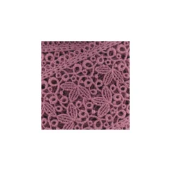 Guipure Frise feuillage 67 mm vieux rose x 50cm