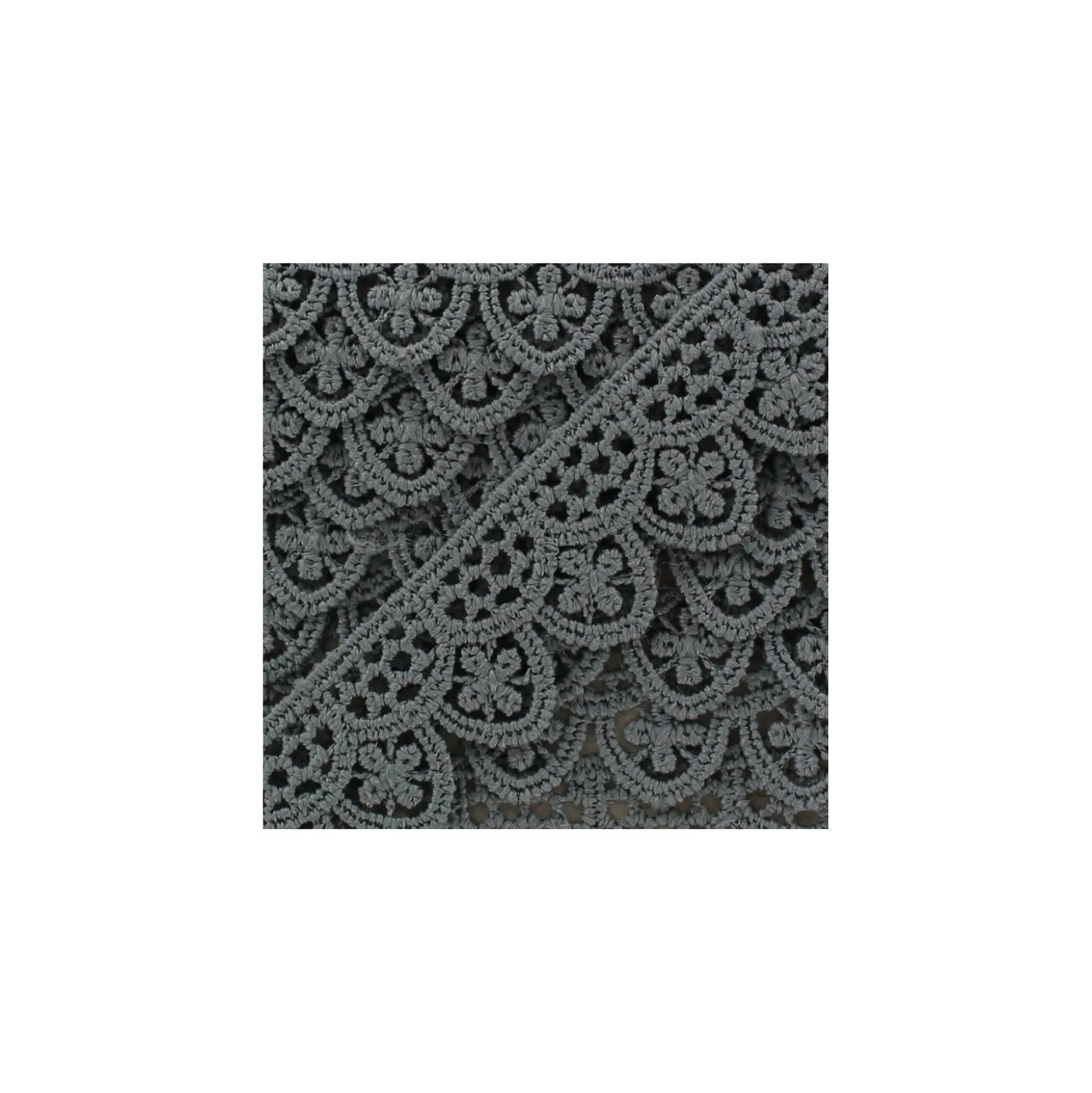 Guipure Margot 20 mm - gris anthracite