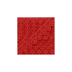 Guipure Margot 20 mm - rouge