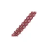 Guipure Paquerette 40 mm - lie de vin