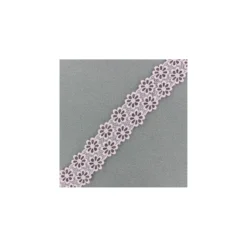 Guipure Paquerette 40 mm - rose clair