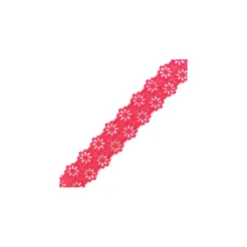 Guipure Paquerette 40 mm - rose vif