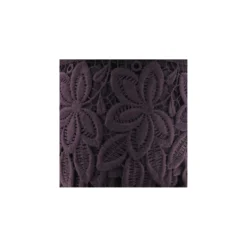 Guipure Polyester Fleurs 105mm Violet x 50cm