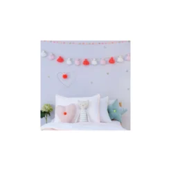 Guirlande Meri Meri - Pompon Laine Rose