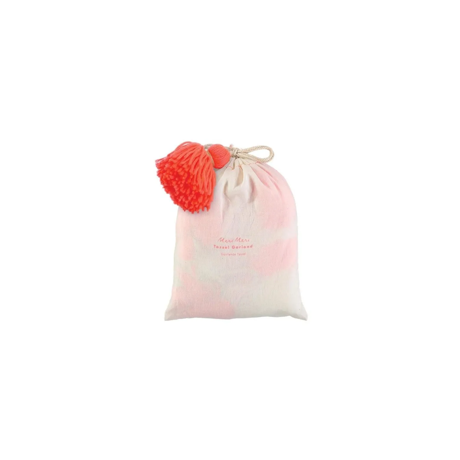 Guirlande Meri Meri - Pompon Laine Rose