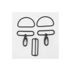 Kit bouclerie pour sacs et bananes - 50 mm noir
