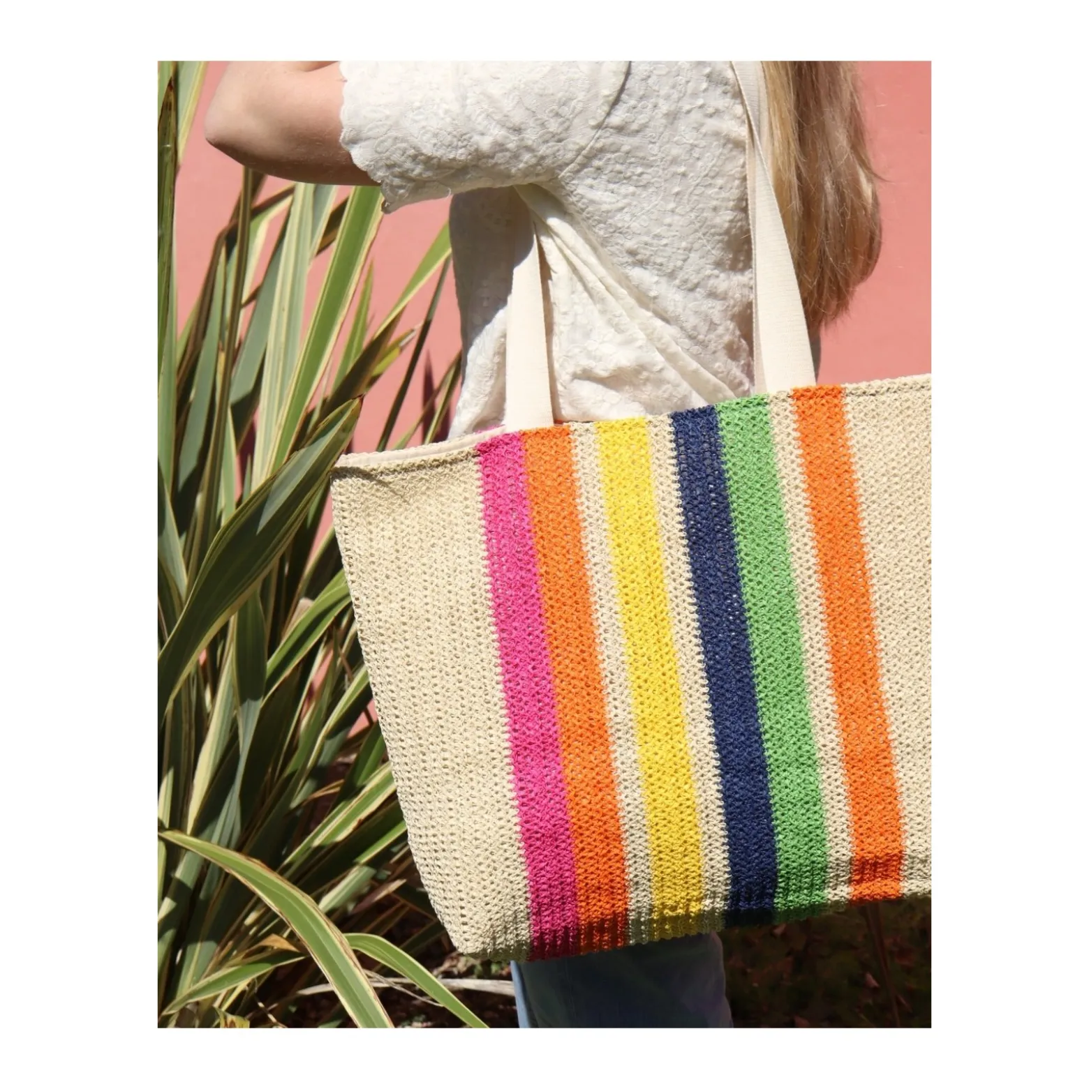 Kit couture - Sac de plage raphia