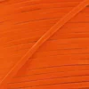 Lacet aspect daim orange