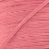 Lacet aspect daim rose